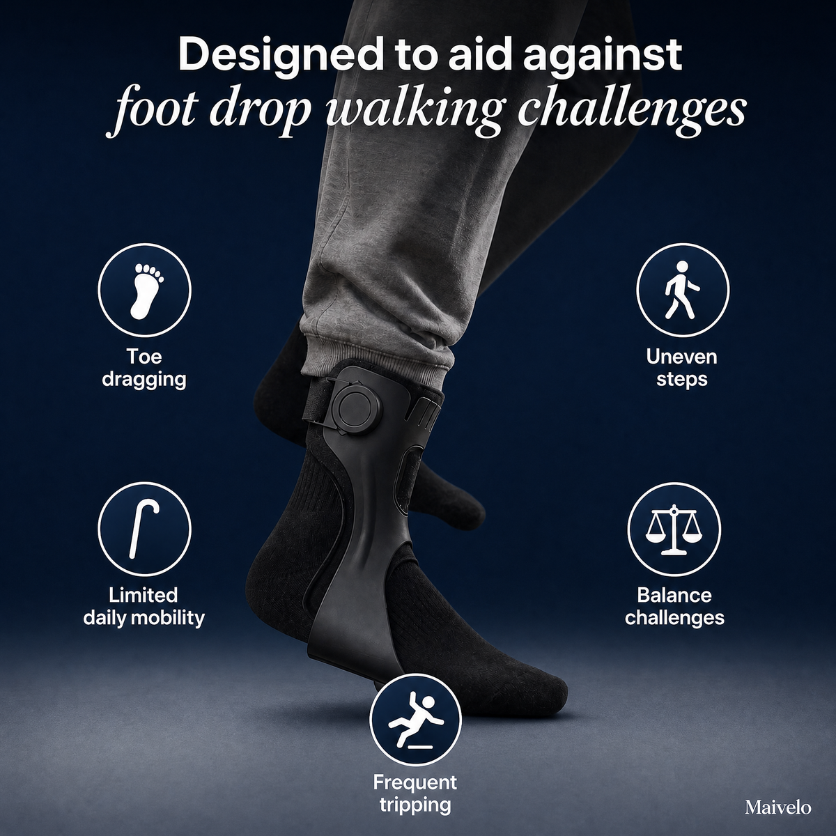Maivelo — Foot Drop AFO Brace